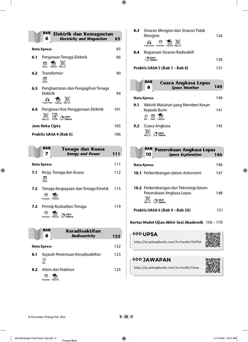 Excel PBD KSSM 2026 Tingkatan 3 /Form 3
