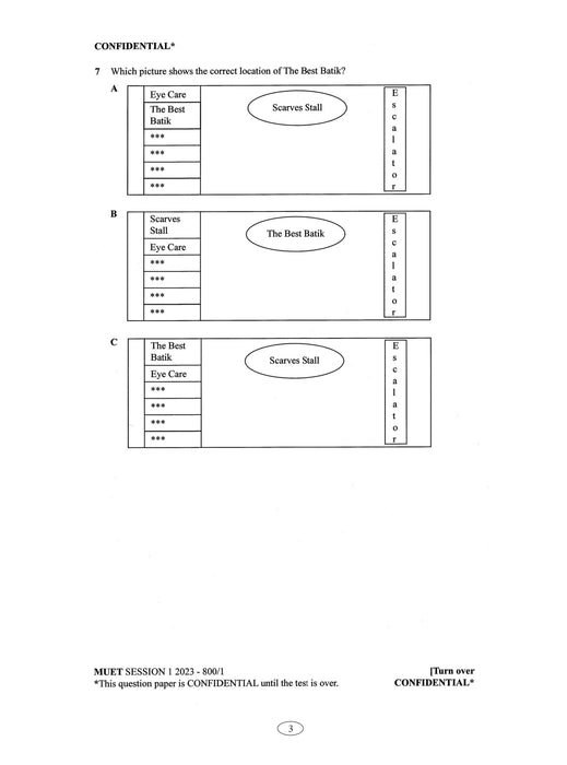Model Answers for MUET Actual Exam Papers