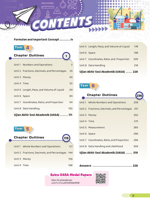 Focus UASA KSSR 2026 Tahun 4.5.6 /Year 4.5.6