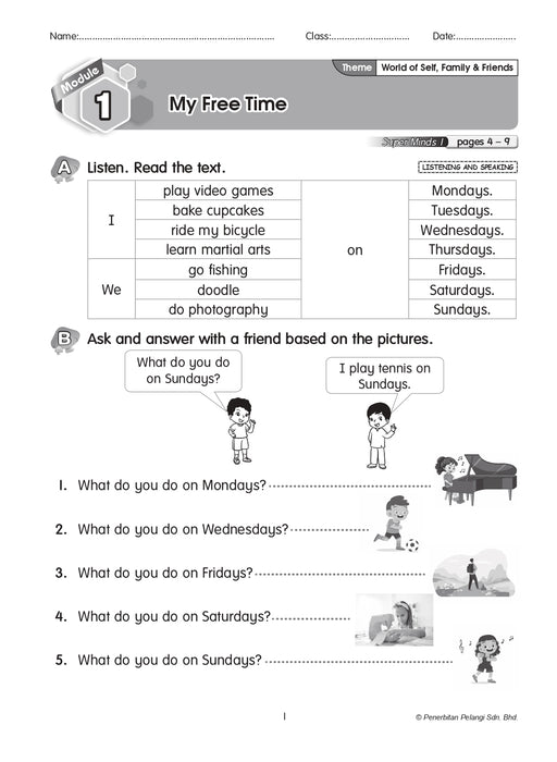 Praktis Prima KSSR 2025 Tahun 2 /Year 2