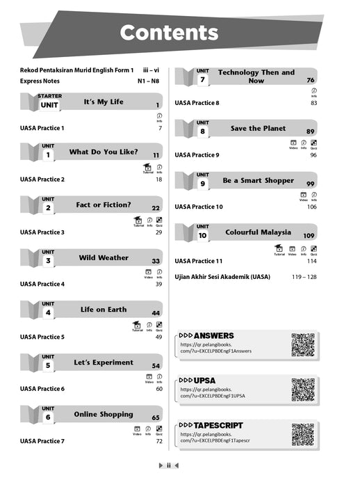 Excel PBD KSSM 2026 Tingkatan 1 /Form 1