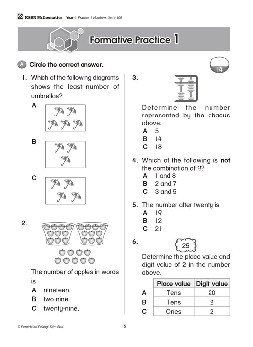 Praktis Prima KSSR 2025 Tahun 1 /Year 1