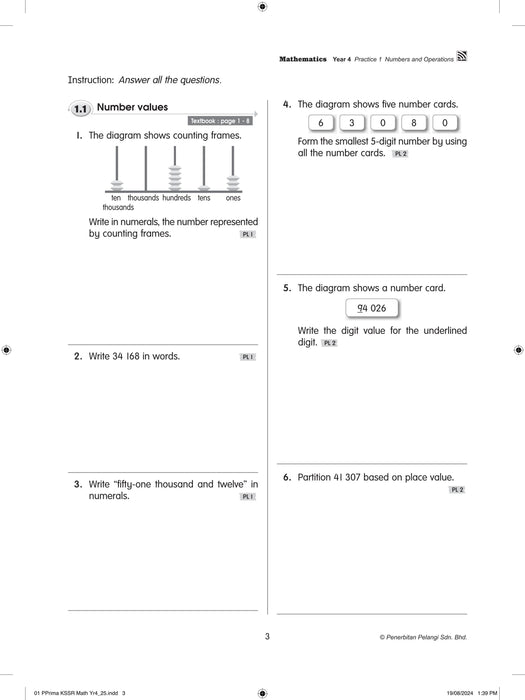 Praktis Prima KSSR 2025 Tahun 4 /Year 4