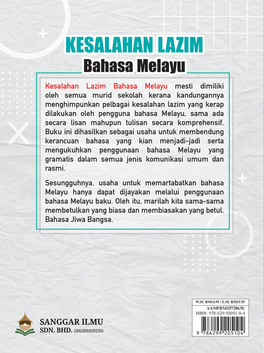 Kesalahan Lazim 2025 Bahasa Melayu