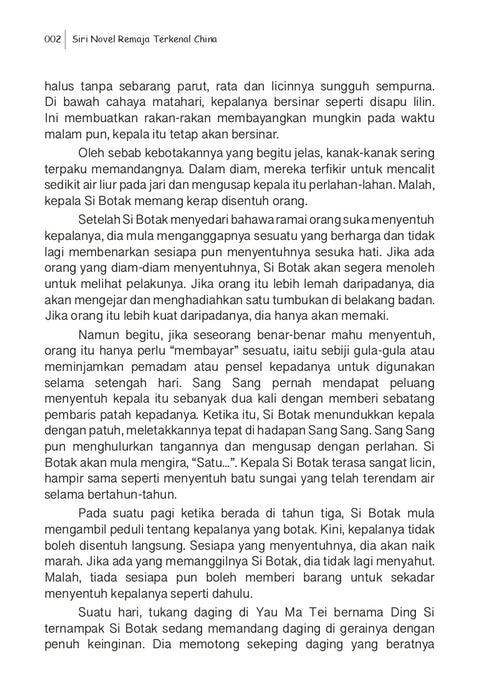 Novel Remaja Terkenal China