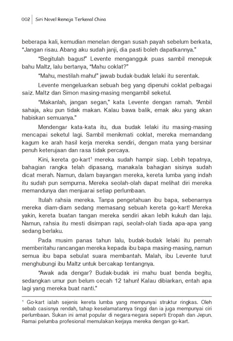 Novel Remaja Terkenal China