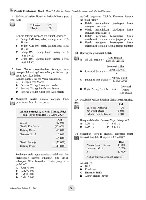 Pelangi Analysis SPM Tingkatan 4.5
