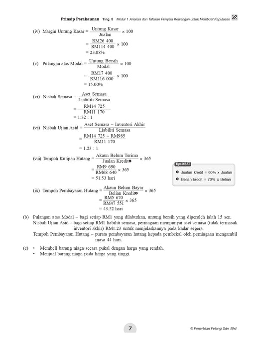 Pelangi Analysis SPM Tingkatan 4.5