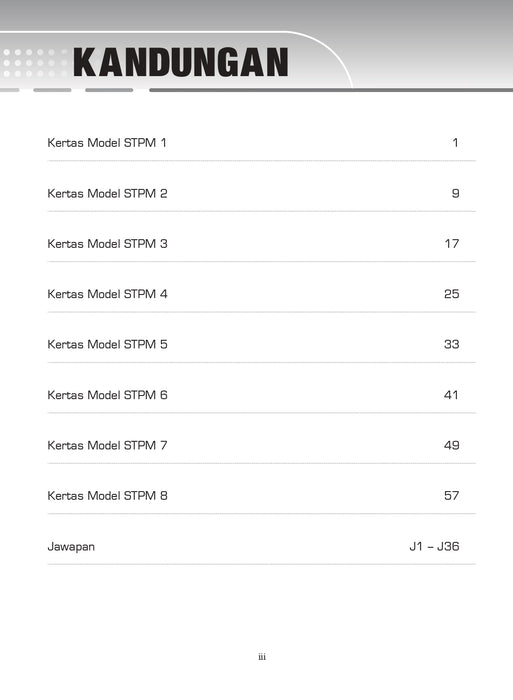 Skor A Kertas Model STPM 2026 Semester 2