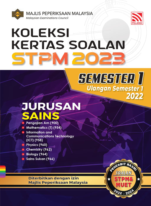Koleksi Kertas Soalan STPM 2023 Jurusan Sains