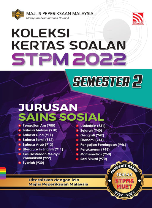 Koleksi Kertas Soalan STPM 2022 Jurusan Sains Sosial