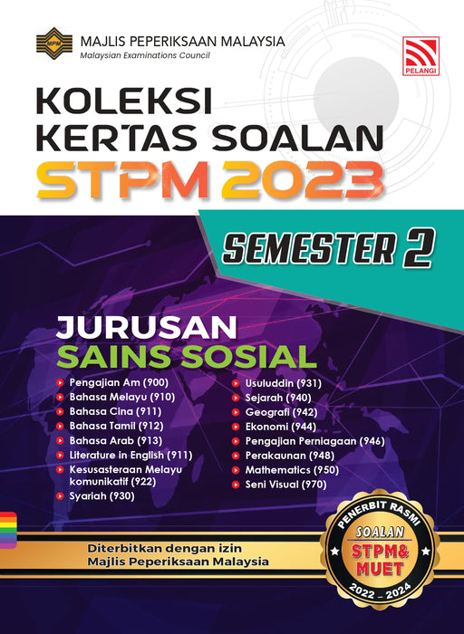 Koleksi Kertas Soalan STPM 2023 Jurusan Sains Sosial