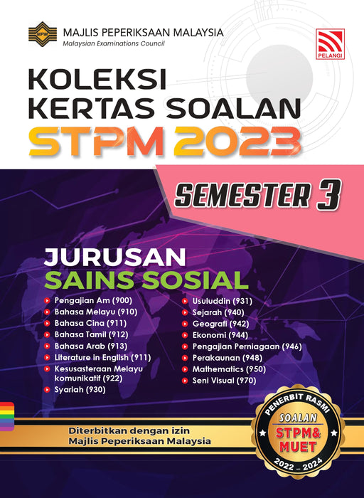 Koleksi Kertas Soalan STPM 2023 Jurusan Sains Sosial