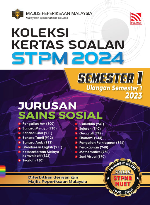 Koleksi Kertas Soalan STPM 2024 Jurusan Sains Sosial