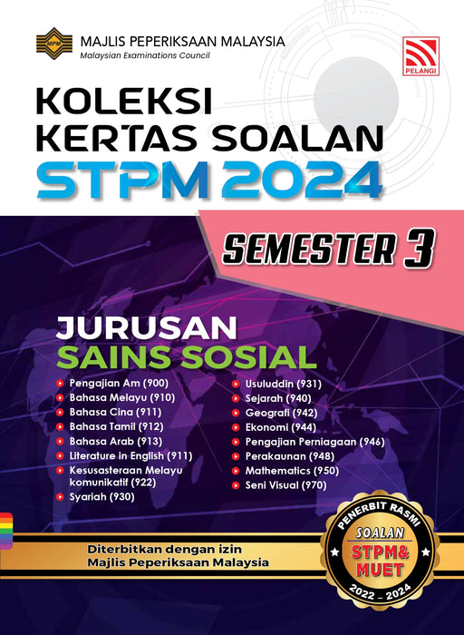Koleksi Kertas Soalan STPM 2024 Jurusan Sains Sosial