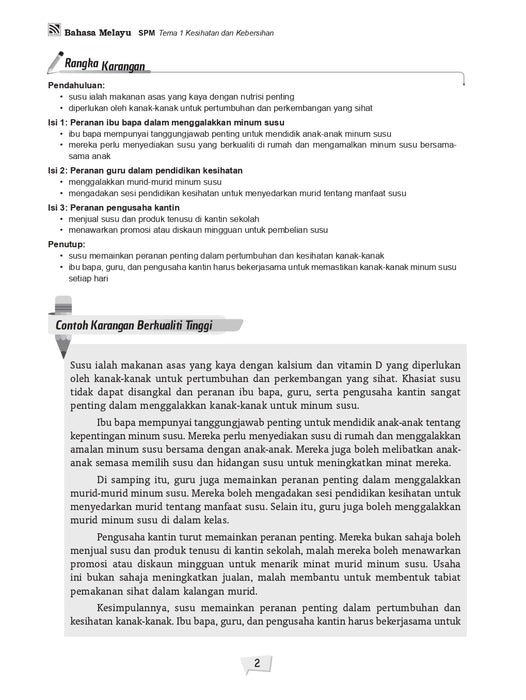 Karangan Bertema SPM 2026