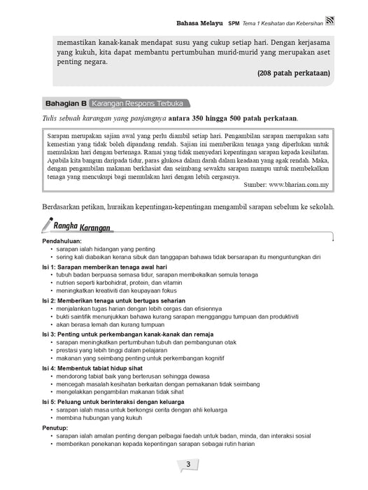Karangan Bertema SPM 2026