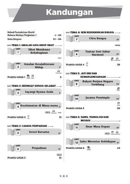 Excel PBD KSSM 2026 Tingkatan 1 /Form 1