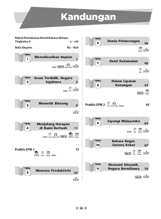 Excel PBD KSSM 2026 Tingkatan 4 /Form 4