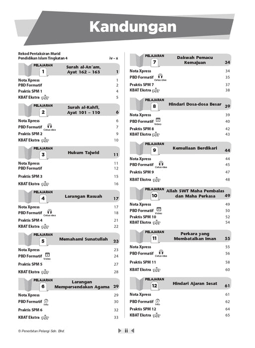 Excel PBD KSSM 2026 Tingkatan 4 /Form 4