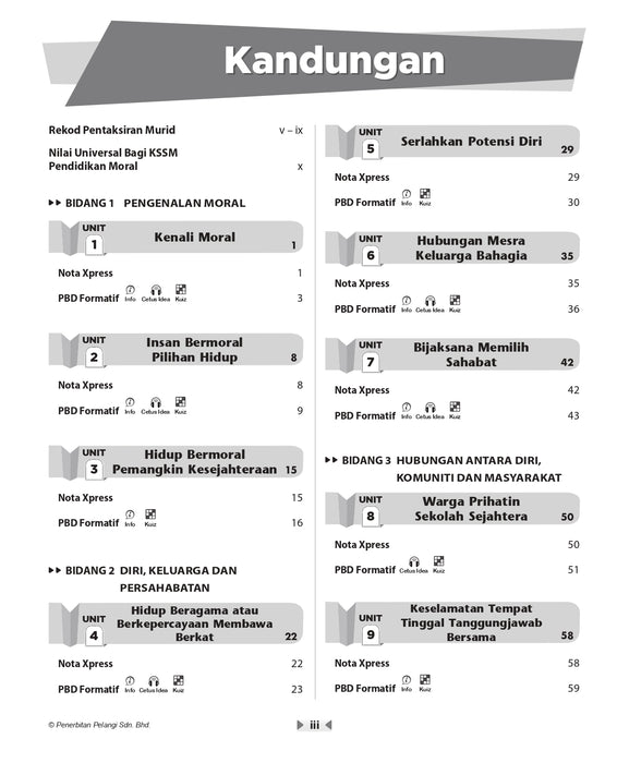Excel PBD KSSM 2026 Tingkatan 1 /Form 1