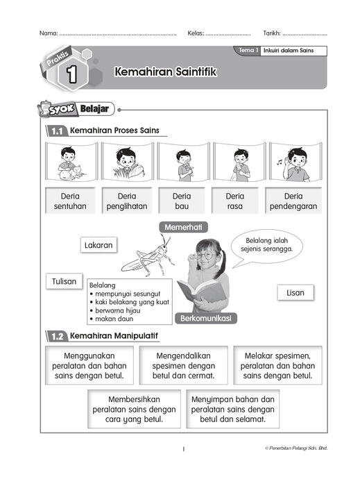 Praktis Prima KSSR 2025 Tahun 1 /Year 1