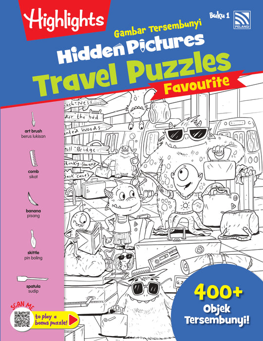 Highlights Hidden Pictures Gambar Tersembunyi Favourite Travel Puzzles