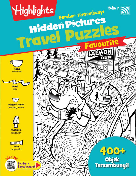 Highlights Hidden Pictures Gambar Tersembunyi Favourite Travel Puzzles