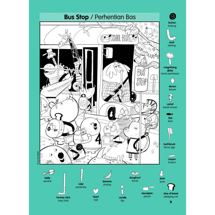 Highlights Hidden Pictures Gambar Tersembunyi Favourite Travel Puzzles