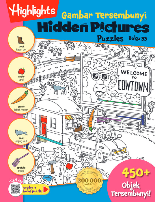 Highlights Hidden Pictures Gambar Tersembunyi Puzzles Volume 30 to 36