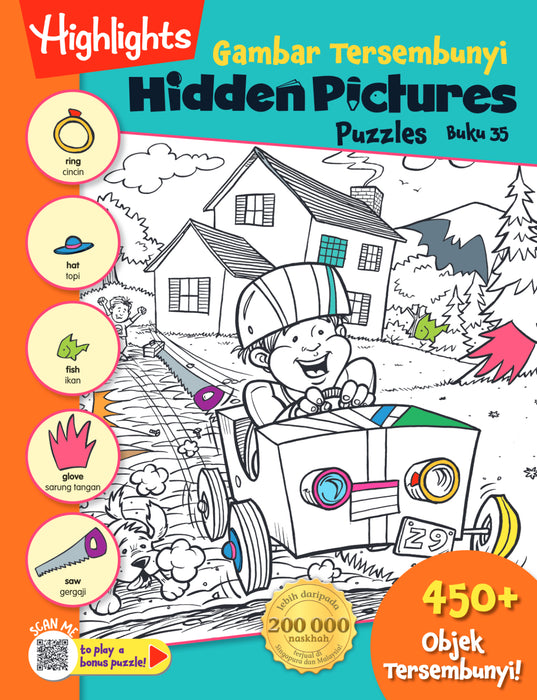 Highlights Hidden Pictures Gambar Tersembunyi Puzzles Volume 30 to 36