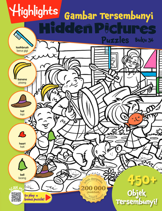 Highlights Hidden Pictures Gambar Tersembunyi Puzzles Volume 30 to 36