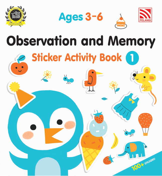 Observation and Memory Sticker Activity Book