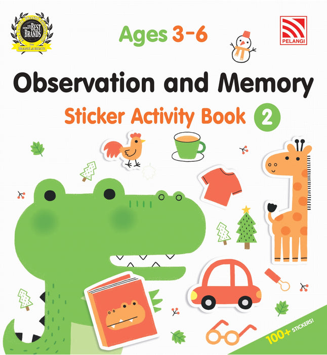 Observation and Memory Sticker Activity Book