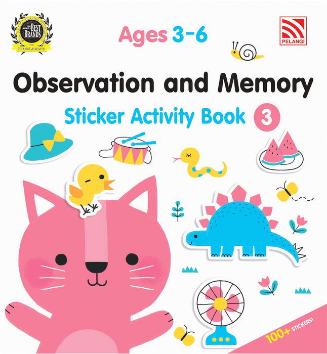 Observation and Memory Sticker Activity Book