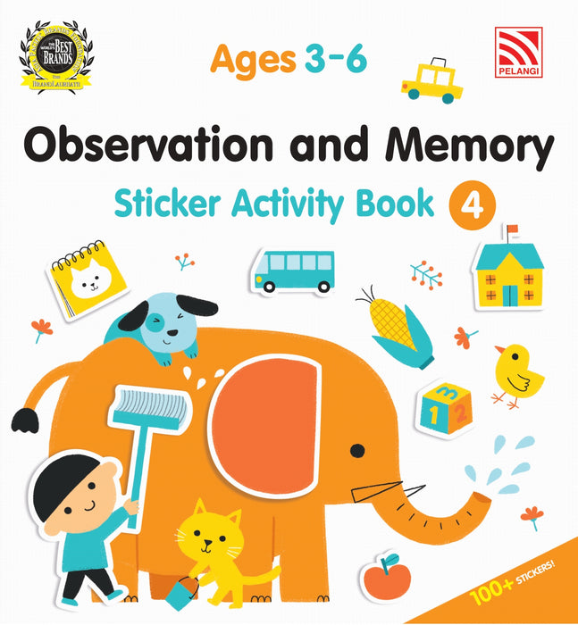 Observation and Memory Sticker Activity Book