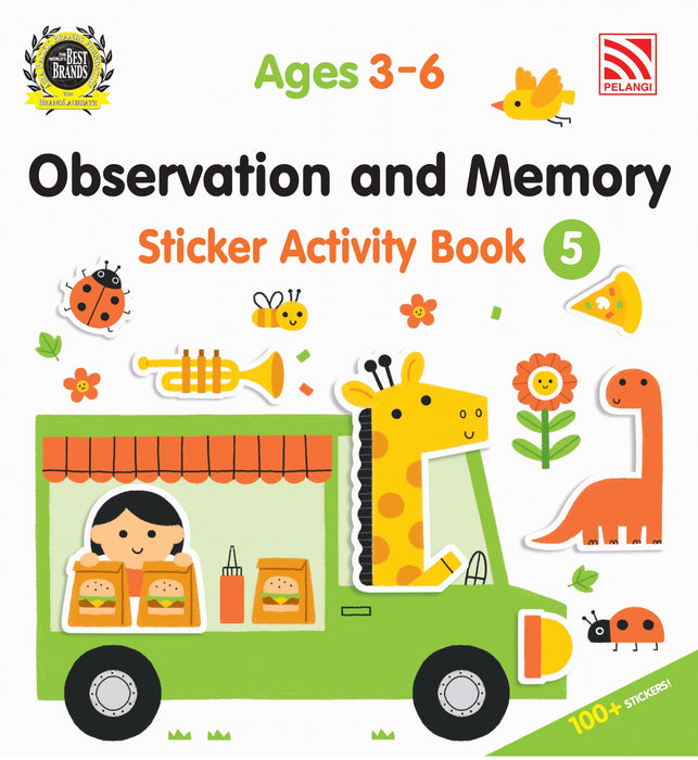 Observation and Memory Sticker Activity Book
