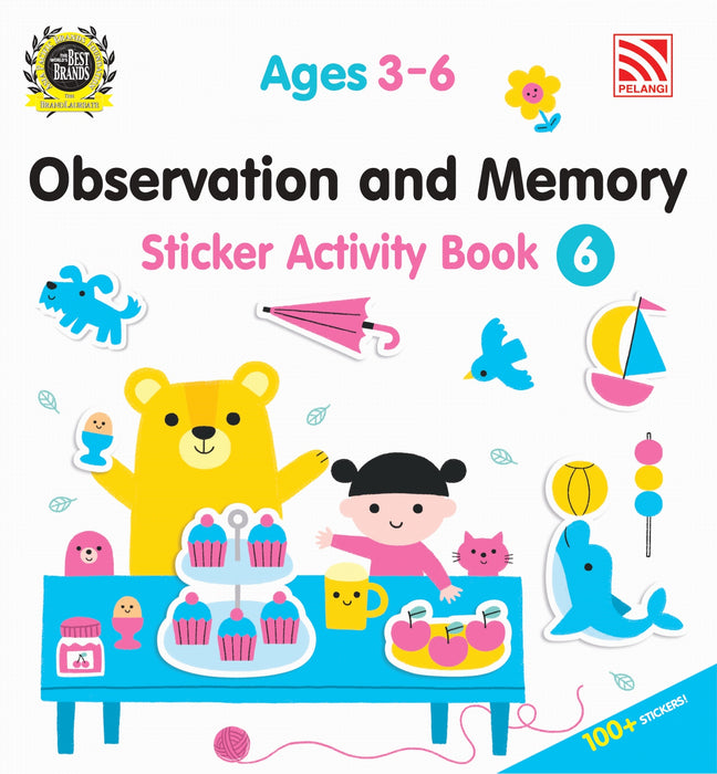 Observation and Memory Sticker Activity Book