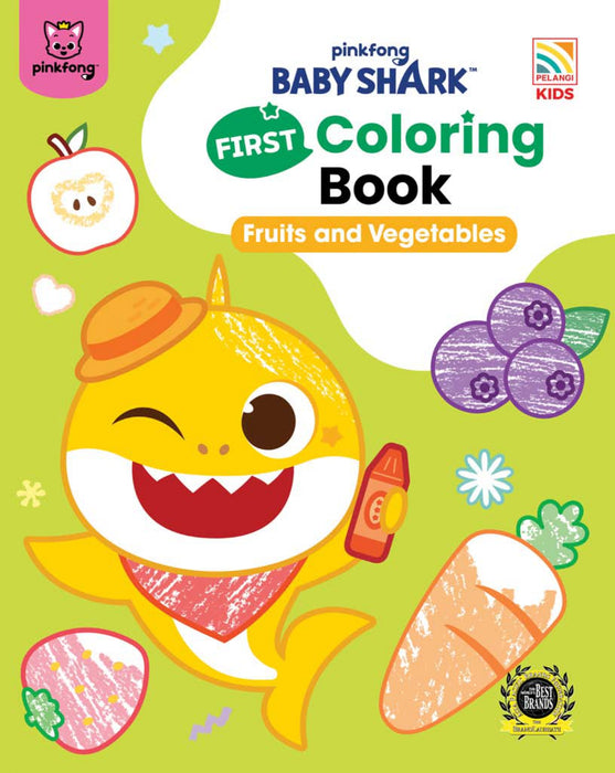 Baby Shark First Coloring Book