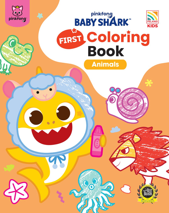 Baby Shark First Coloring Book