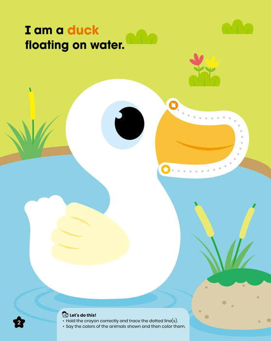 Baby Shark First Coloring Book