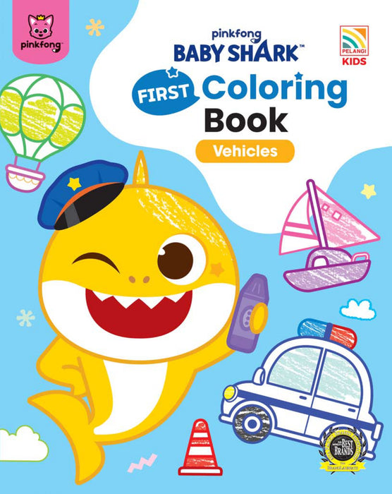 Baby Shark First Coloring Book