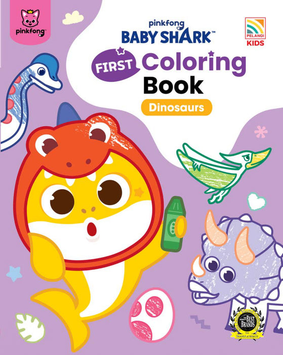 Baby Shark First Coloring Book