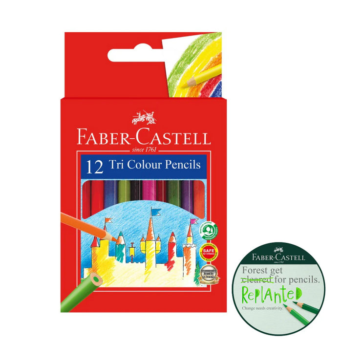 Faber-Castell Colour Pencils Tri Colour