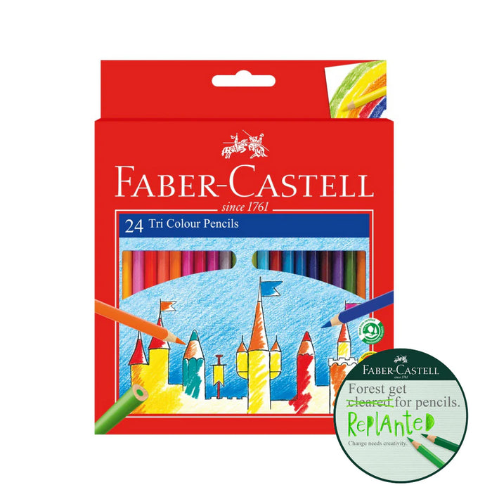 Faber-Castell Colour Pencils Tri Colour