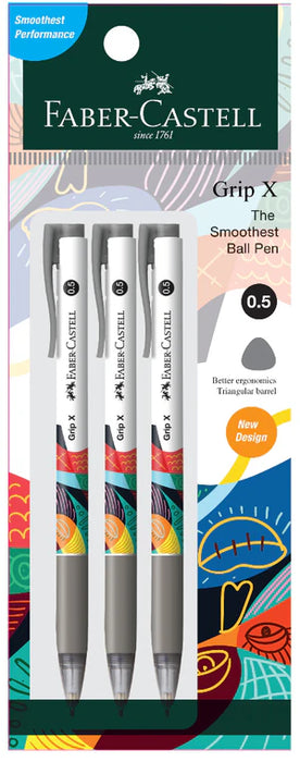 Faber-Castell Grip X5 Ball Pen 3xPB 0.5 mm