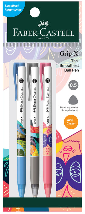 Faber-Castell Grip X5 Ball Pen 3xPB 0.5 mm