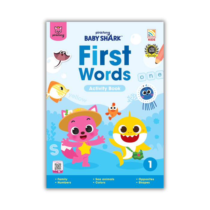 Baby Shark First Words Activity Book