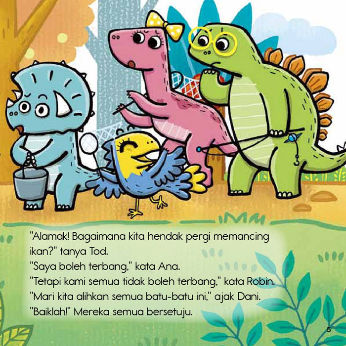 Set 1 Siri Dani Dino dan Rakan-rakan Buku Tabiat Baik