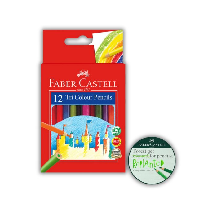 Faber-Castell Colour Pencils Tri Colour